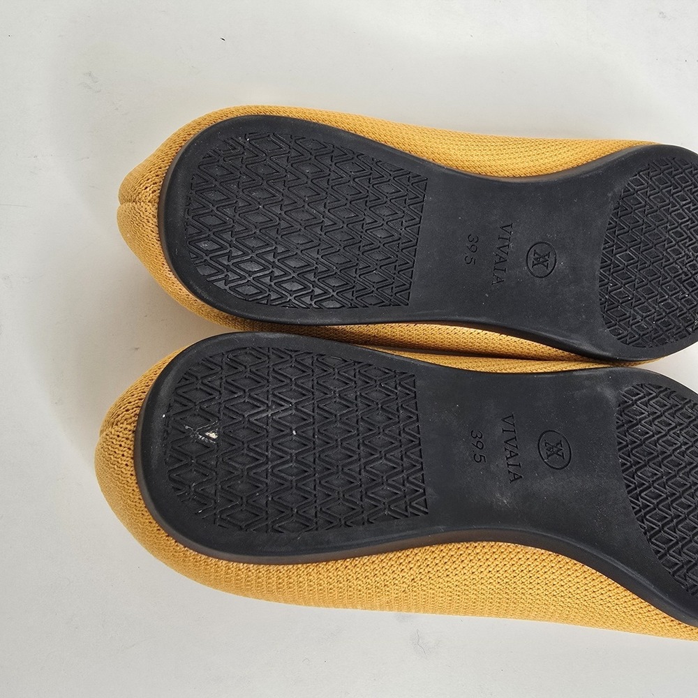 Vivaia Aria 5 Pointed-Toe Ballet Flats Shoes Ginger Yellow Women's 9 39.5 Womens - Picture 12 of 13